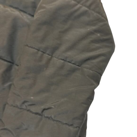 Volcom Workwear Men’s Hooded Quilted Jacket M Olive Drab Brown Mountain Lining - Picture 16 of 16